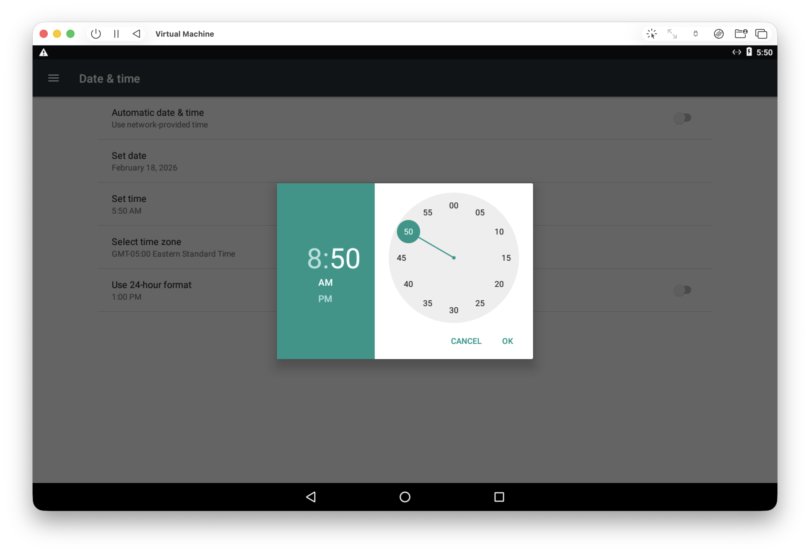 Triggering the payload by changing the device&rsquo;s system time